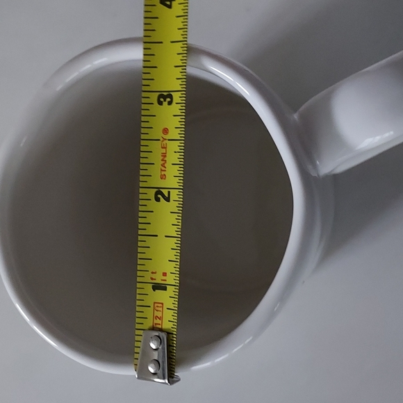 PIER 1 IMPORTS (2) Stoneware "Joy" Mugs White & Black NWOT - Picture 5 of 6